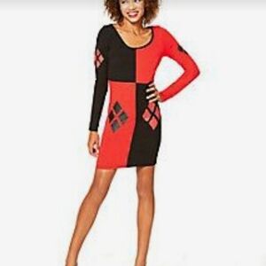 DC Harley Quinn dress long sleeve